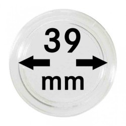 Capsules monnaies Ø intérieur 39 mm, paquet de 10