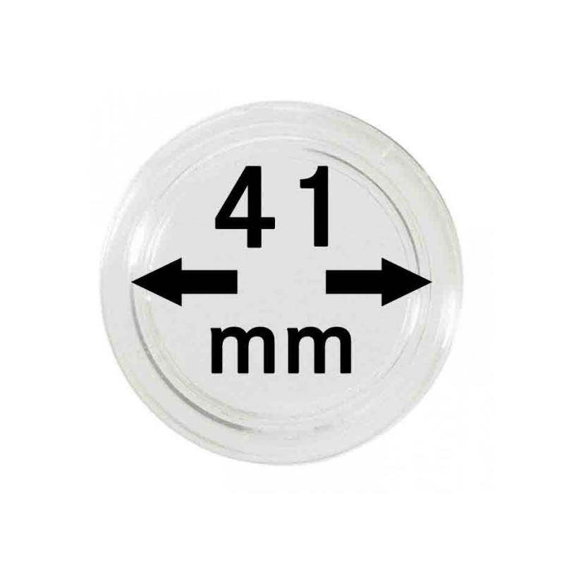 Capsules monnaies Ø intérieur 41 mm, paquet de 10