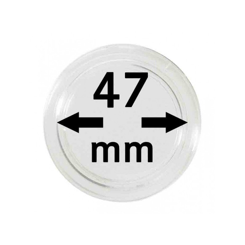 Capsules monnaies Ø intérieur 47 mm, paquet de 10