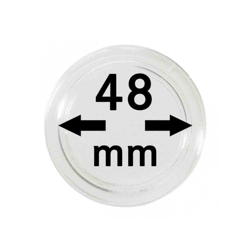 Capsules monnaies Ø intérieur 48 mm, paquet de 10