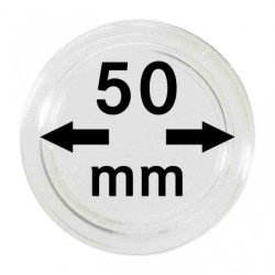 Capsules monnaies Ø intérieur 50 mm, paquet de 10