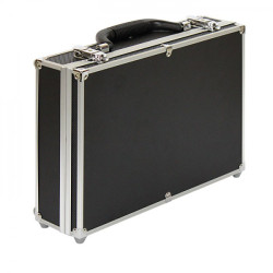 Grande valise numismatique de collection avec 8 plateaux rouges pour 120 Cartons numismatiques 50x50 mm