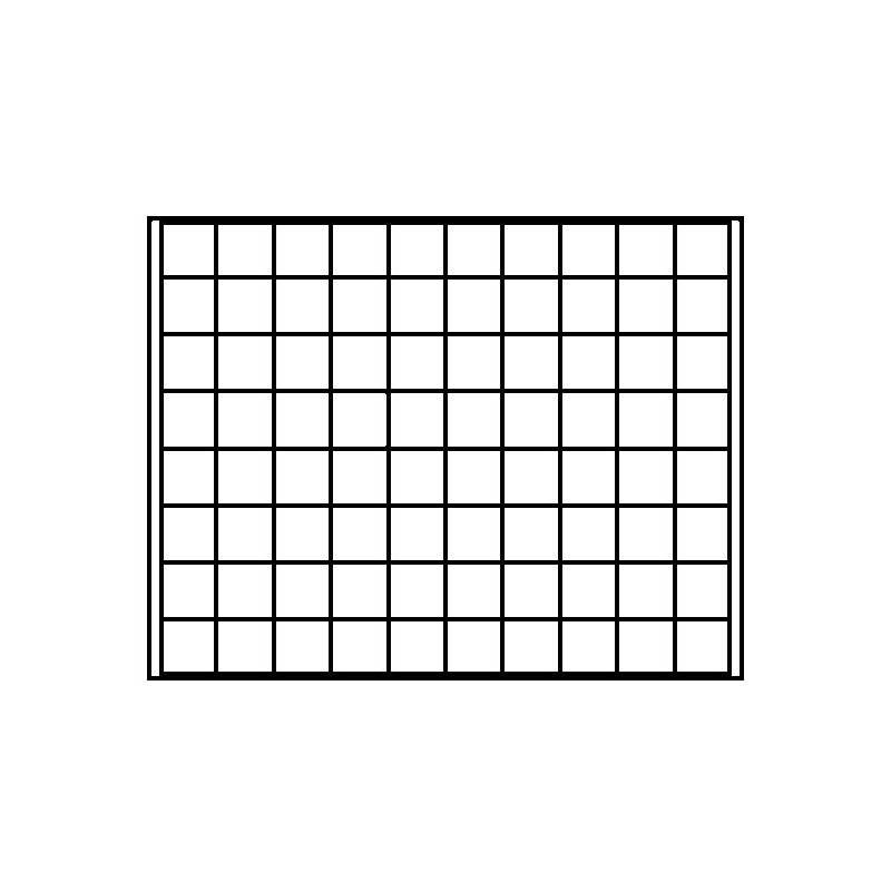 Coffret numismatique NERA M PLUS avec plateau noir à  80 alvéoles carrés pour monnaies/capsules jusqu'à   Ø 24 mm