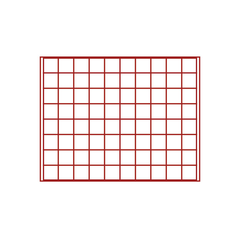 Coffret numismatique NERA M PLUS avec plateau rouge vif à  80 alvéoles carrés pour monnaies/capsules jusqu'à   Ø 24 mm