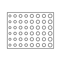 Coffret numismatique NERA M PLUS avec plateau noir pour 6 séries Euro courantes