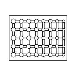 Coffret numismatique NERA M PLUS avec plateau bleu foncé pour 5 séries de pièces Euro courantes sous capsules LINDNER