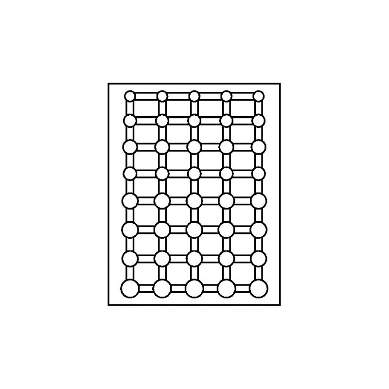 Box monnaies CARBO pour 5 séries Euro courantes sous capsules LINDNER