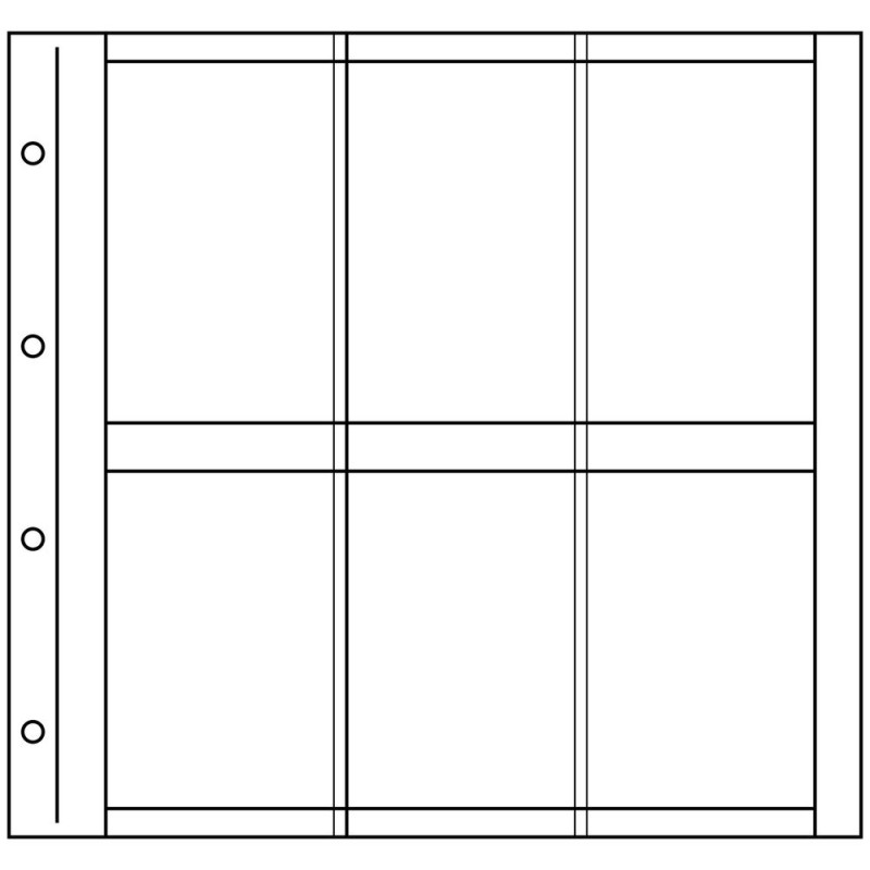 Feuilles cartes postales  XL, grises, paquet de 10
