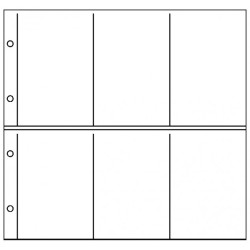 Feuilles cartes postales  XL, noires, paquet de 10