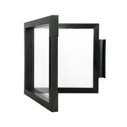 Cadre collection NIMBUS ECO 150, dimensions cadre intérieur 150 x 150 mm, noir