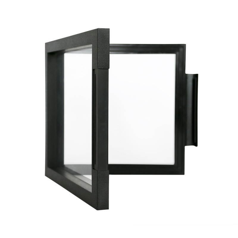 Cadre collection NIMBUS ECO 150, dimensions cadre intérieur 150 x 150 mm, noir