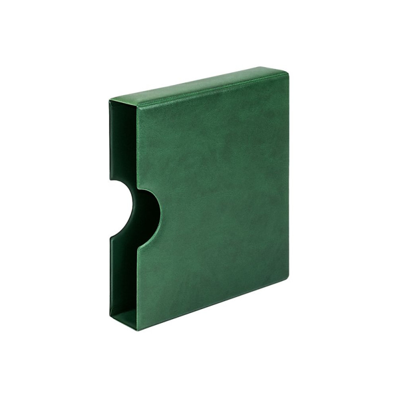 Boitier avec encoches sur les cà´tés, vert (pour reliure karat)