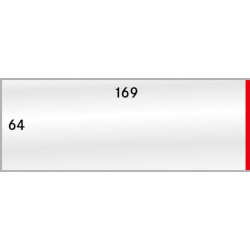 Gaines de protection format intérieur 64 x 169 mm, paquet de 50