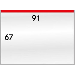 Gaines de protection format intérieur 67 x 91 mm, paquet de 50