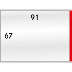 Gaines de protection format intérieur 91 x 67 mm, paquet de 50