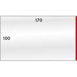 Gaines de protection format intérieur 170 x 100 mm, paquet de 50
