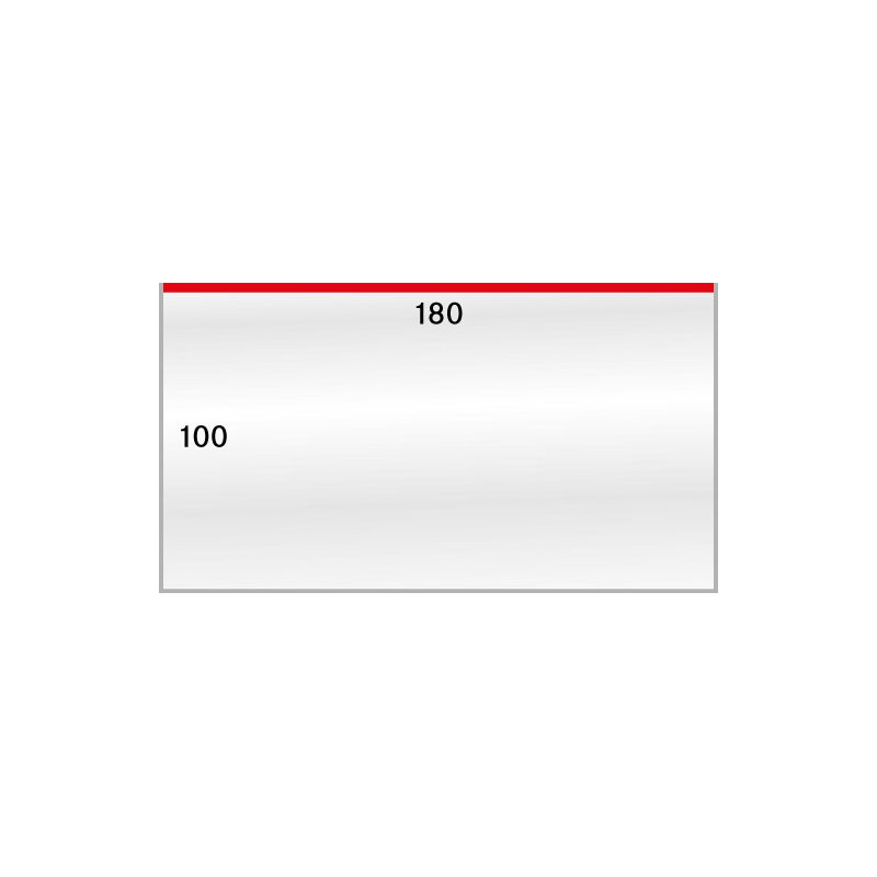 Gaines de protection format intérieur 180 x 100 mm, paquet de 50