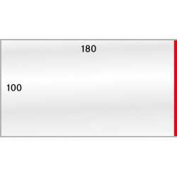 Gaines de protection format intérieur 180 x 100 mm, paquet de 50