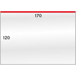 Gaines de protection format intérieur 170 x 120 mm, paquet de 50