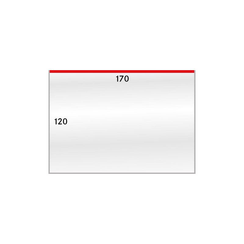 Gaines de protection format intérieur 170 x 120 mm, paquet de 50