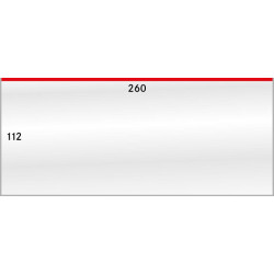 Gaines de protection format intérieur 260 x 112 mm, paquet de 50