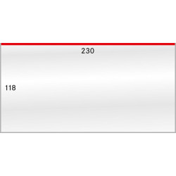 Gaines de protection format intérieur 230 x 118 mm, paquet de 50