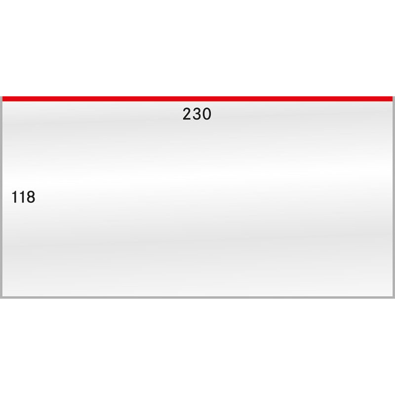 Gaines de protection format intérieur 230 x 118 mm, paquet de 50