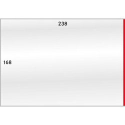 Gaines de protection format intérieur 238 x 168 mm, paquet de 50