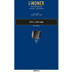 Bandes pour blocs, 135 x 143 mm, noir, paquet de 10, deux soudures