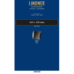 Bandes, format super long (SL), 265 x 120 mm, noir, paquet de 8, deux soudures