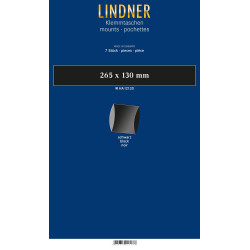 Bandes, format super long (SL), 265 x 130 mm, noir, paquet de 7, deux soudures