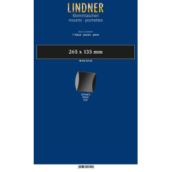 Bandes, format super long (SL), 265 x 135 mm, noir, paquet de 7, deux soudures