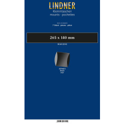 Bandes, format super long (SL), 265 x 140 mm, noir, paquet de 7, deux soudures