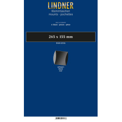 Bandes, format super long (SL), 265 x 155 mm , noir, paquet de 6, deux soudures