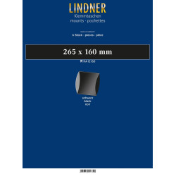 Bandes, format super long (SL), 265 x 160 mm, noir, paquet de 6, deux soudures