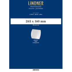 Bandes, format super long (SL), 265 x 160 mm, transparent, paque de 6, deux soudures