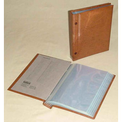 KOBRA-Album pour feuilles entières, brun clair, 190 x 242 mm