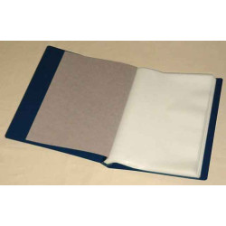 KOBRA-Album pour feuilles entières, bleu foncé, 280 x 385 mm