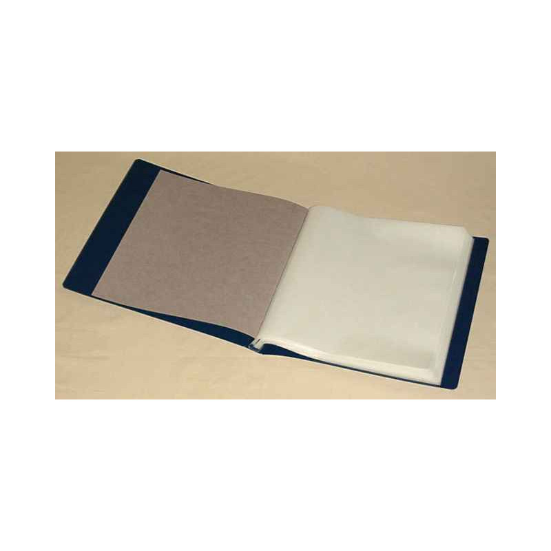 KOBRA-Album pour feuilles entières, bleu foncé, 325 x 325 mm