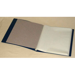 KOBRA-Album pour feuilles entières, bleu foncé, 375 x 400 mm