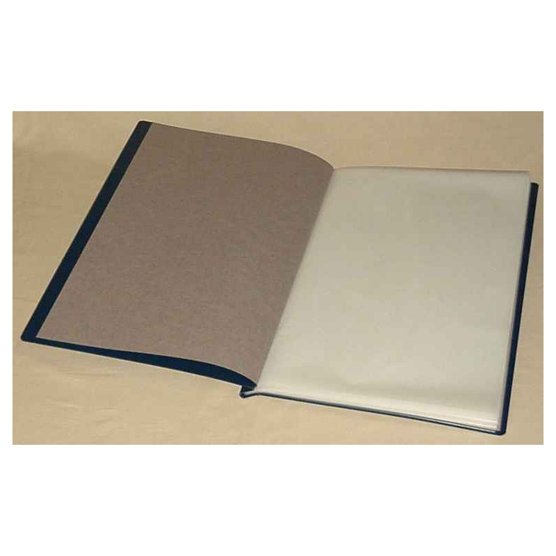 KOBRA-Album pour feuilles entières, bleu foncé, 365 x 550 mm