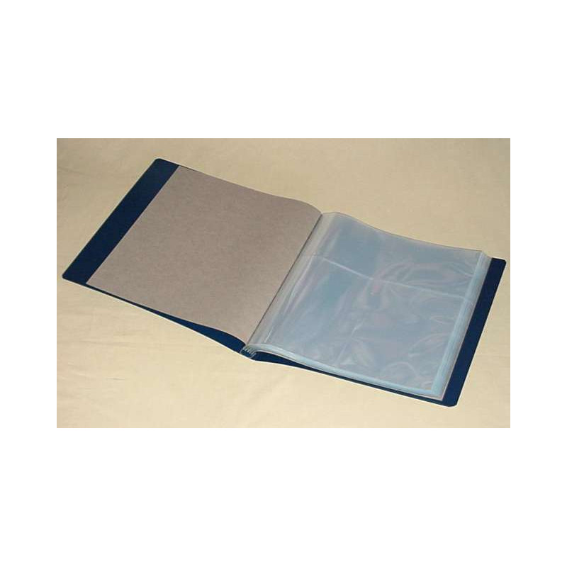 KOBRA-Album pour blocs feuillets de 10, bleu foncé, 325 x 325 mm