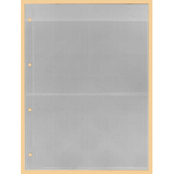 KOBRA-Feuille de classement pour timbres à  2 bandes, transparente