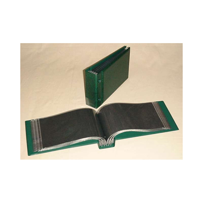 KOBRA-Album FDC petit format pour enveloppes DIN C6, vert, 240 x 145 mm