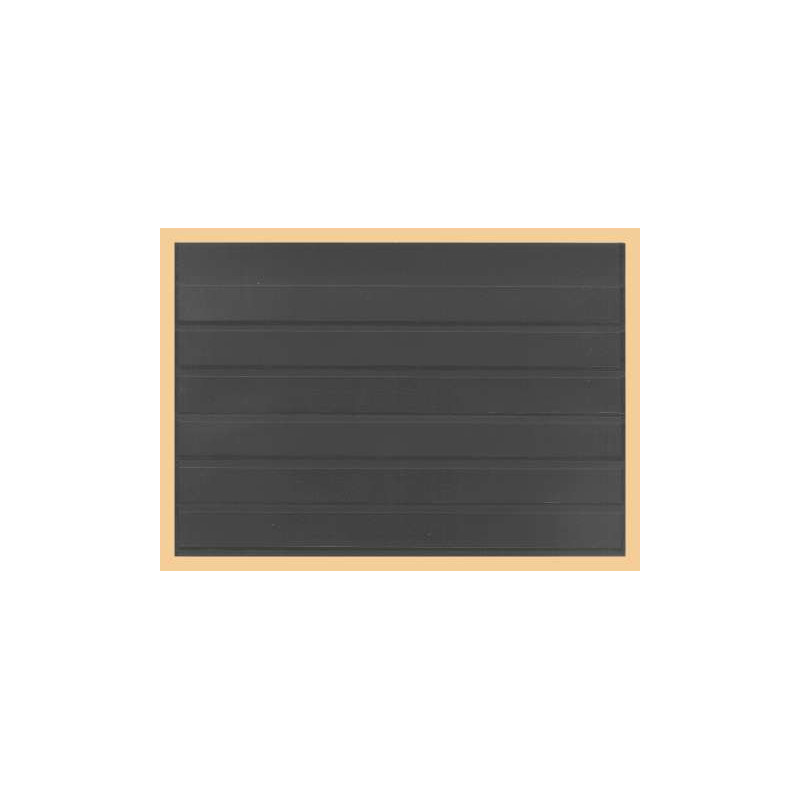 KOBRA-Carte de rangement en pvc noir format DIN A5 à  6 bandes