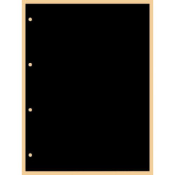 KOBRA-Intercalaire en carton noir