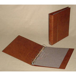 KOBRA-Reliure Combi au format DIN A4, vide, brun clair, 310 x 260 mm