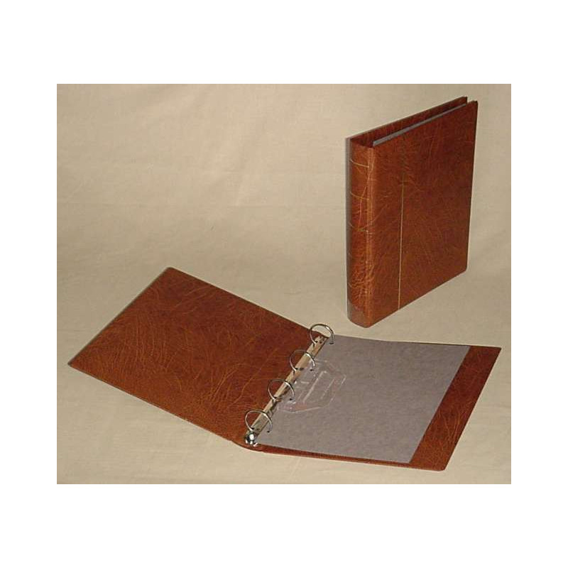 KOBRA-Reliure Combi au format DIN A4, vide, brun clair, 310 x 260 mm