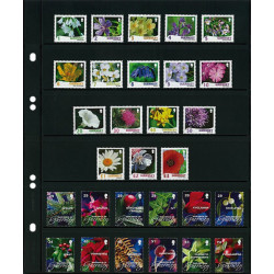 Feuilles Multi collect à  6 bandes (36 mm) par page, noires - paquet de 10