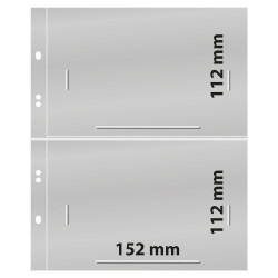 Feuilles Multi collect à  2 poches 152 x 112 mm, transparentes, paquet de 10